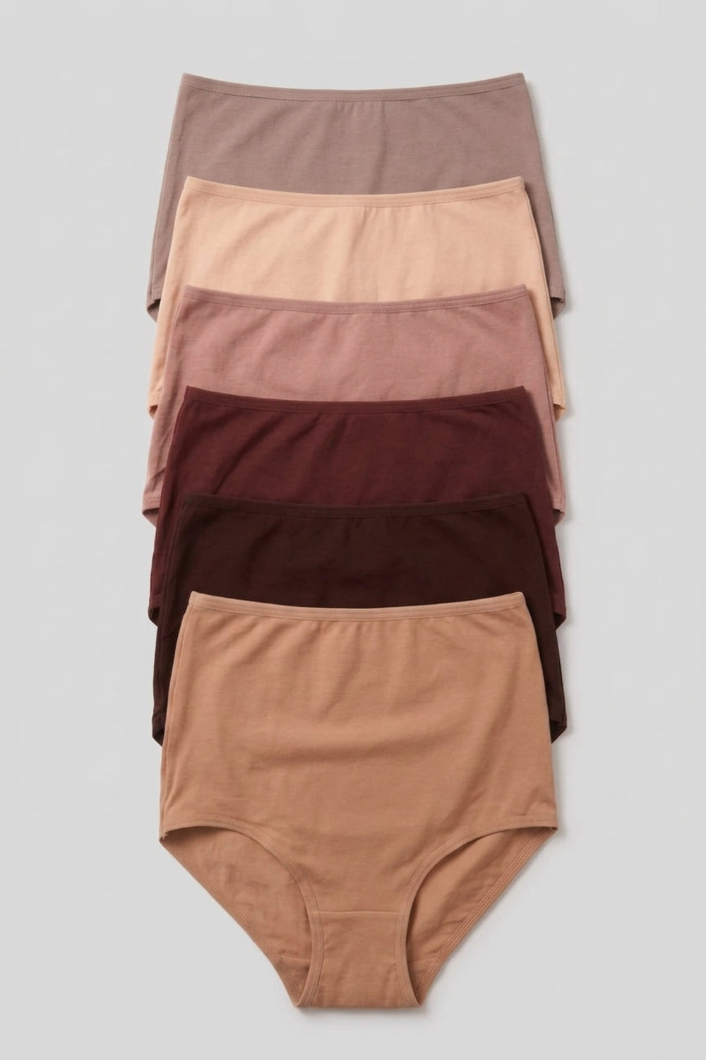Pack of 7 Colored Full Brief Panties