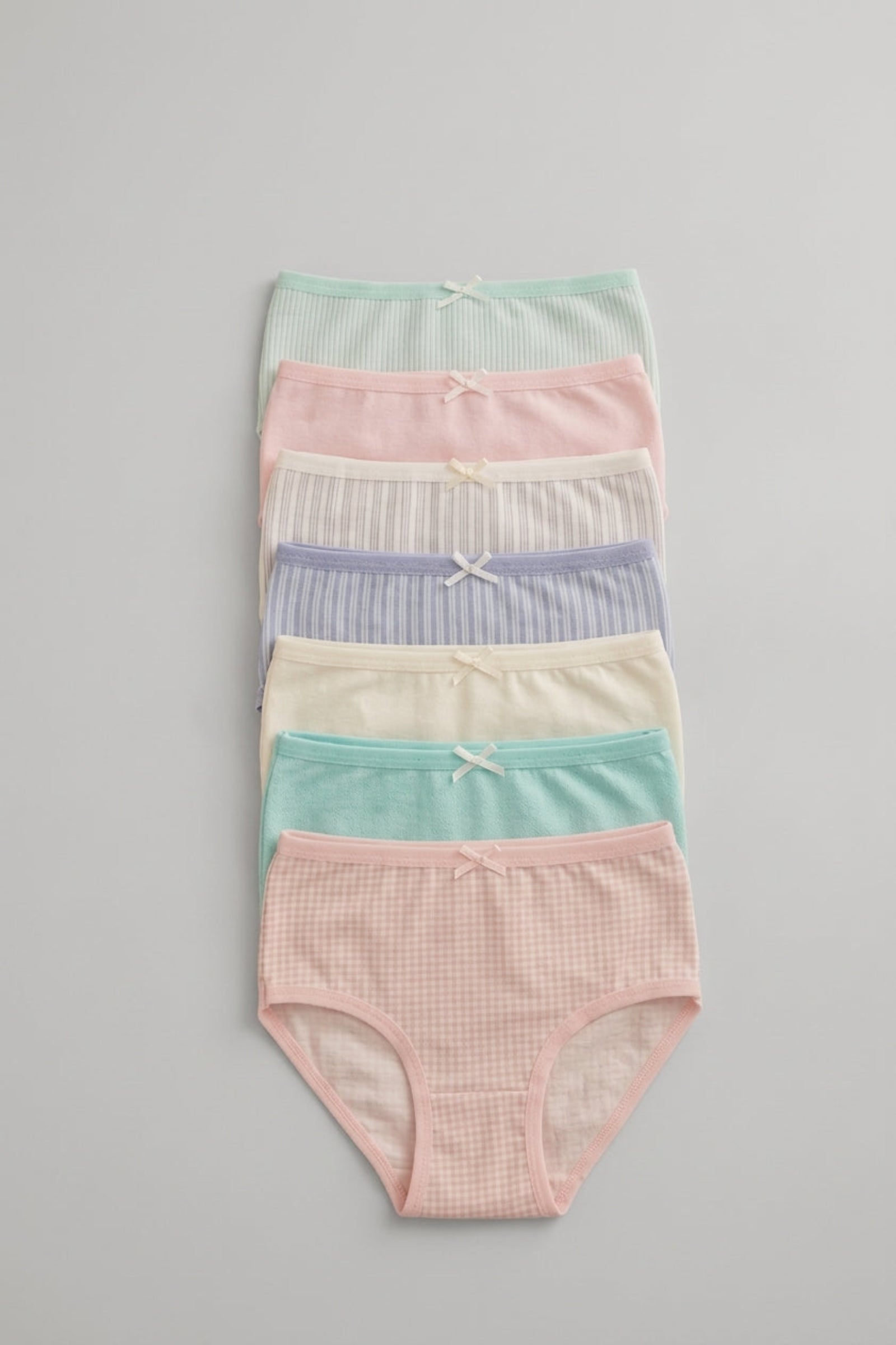 Pack of 7 Colored Brief Panties