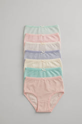 Pack of 7 Colored Brief Panties