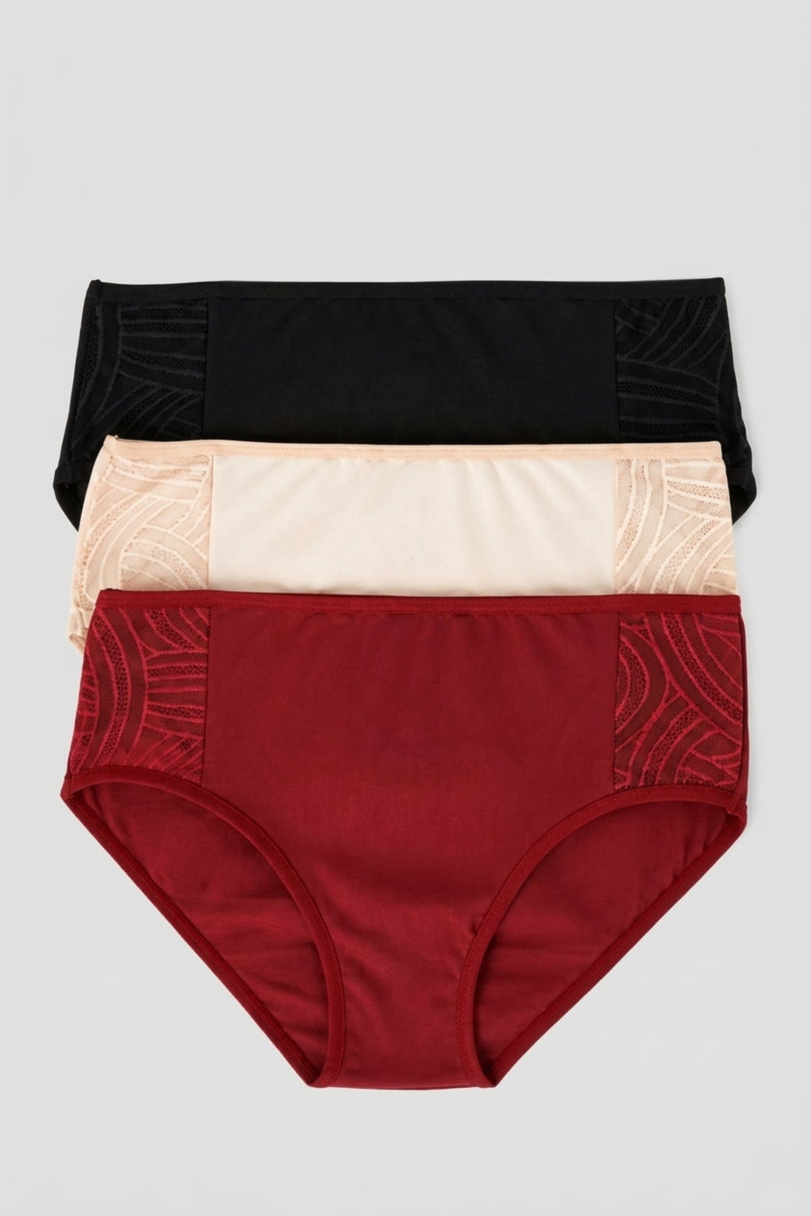 Pack of 3 Colored Brief Panties