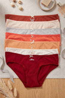Pack of 7 Colored Bikini Panties