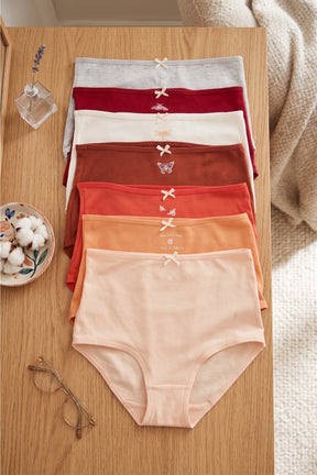 Pack of 7 Colored Full Brief Panties