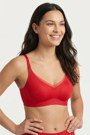 Tulle-Trim Bralette