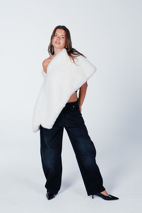 Plush Faux Fur Scarf