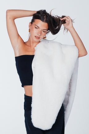 Plush Faux Fur Scarf