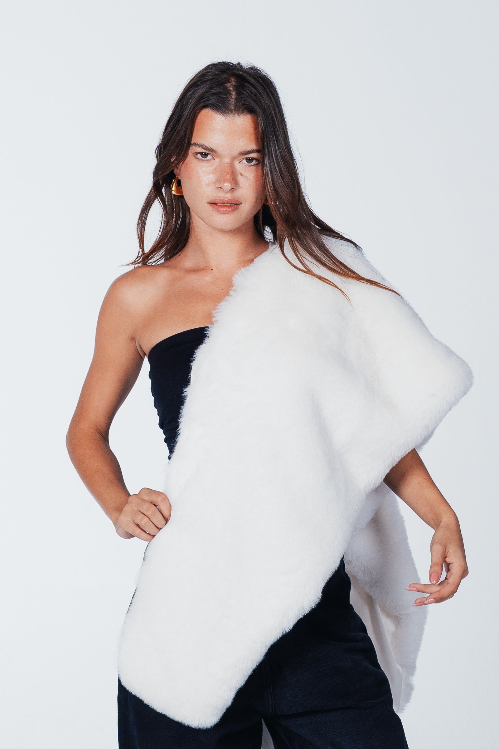 Plush Faux Fur Scarf