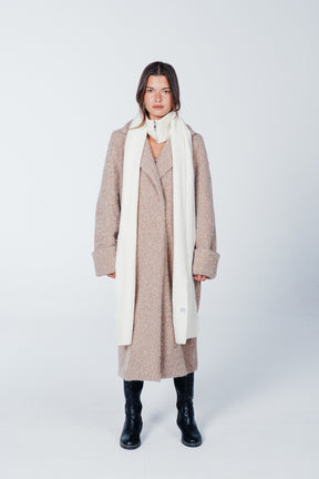 Button-Front Midi Coat