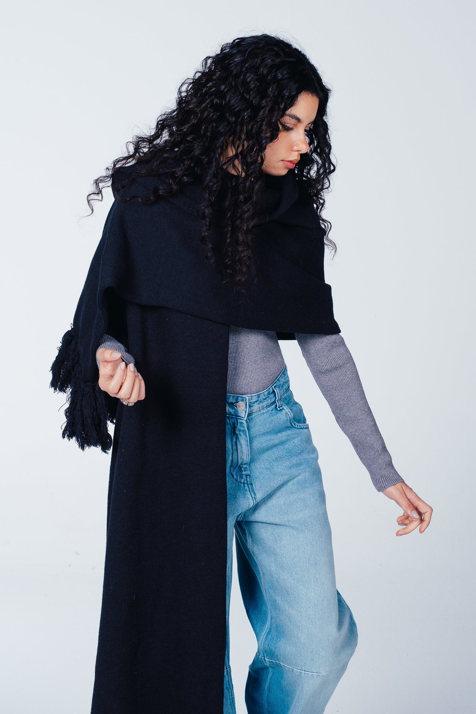 Fringed Rectangular Scarf