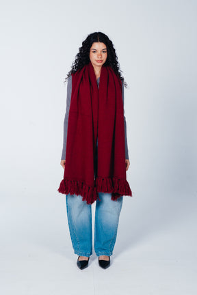 Fringed Rectangular Scarf
