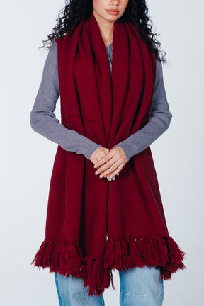 Fringed Rectangular Scarf