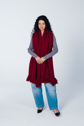 Fringed Rectangular Scarf