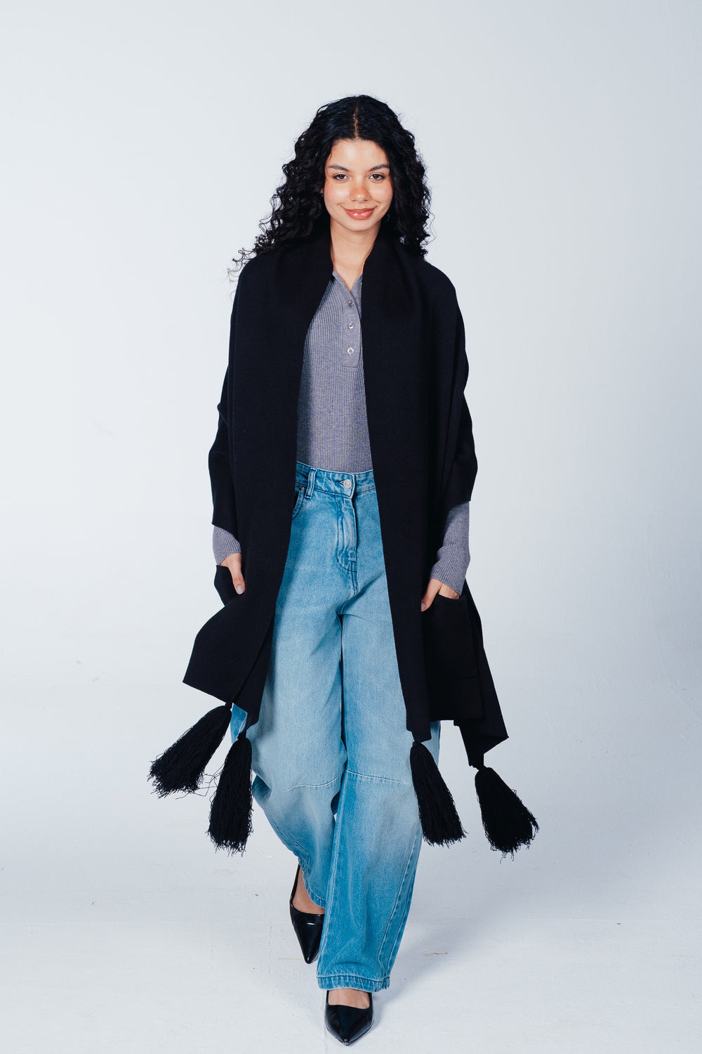 Tassel Pocket Scarf