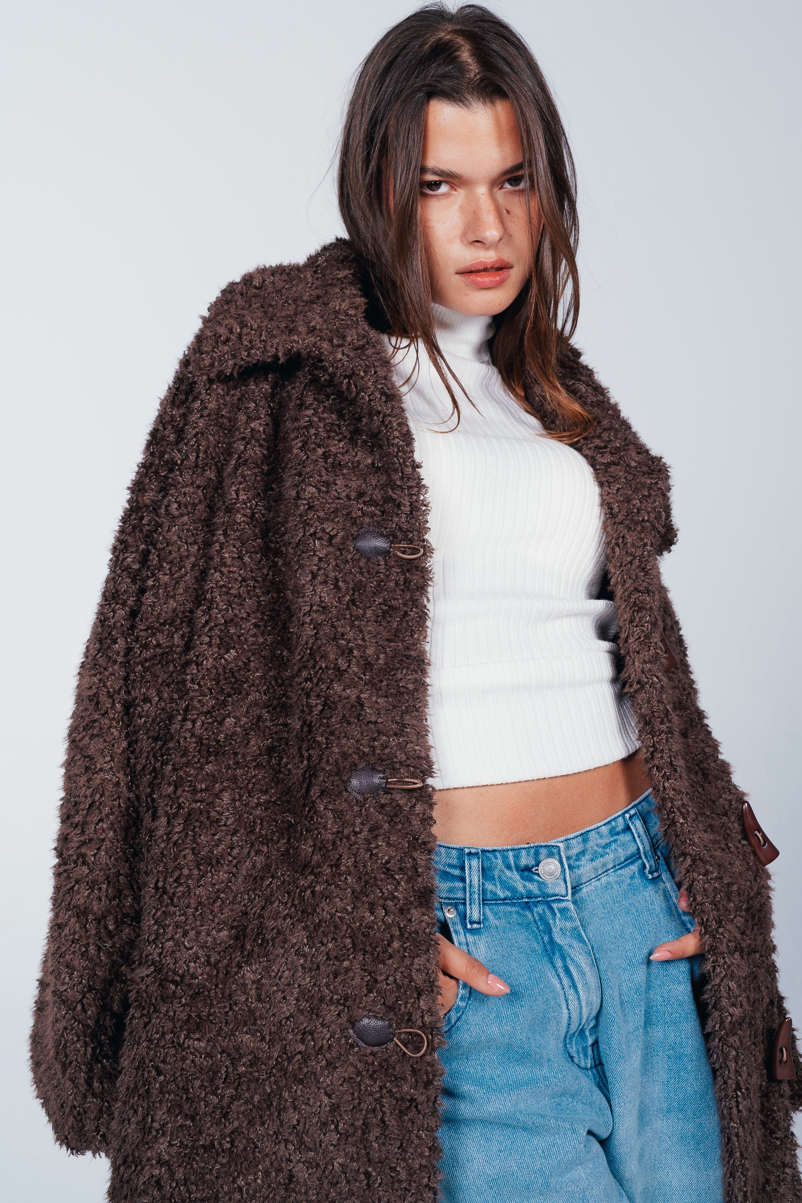 Teddy Toggle Jacket