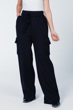 Wide-Leg Cargo Pants