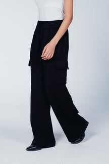 Wide-Leg Cargo Pants