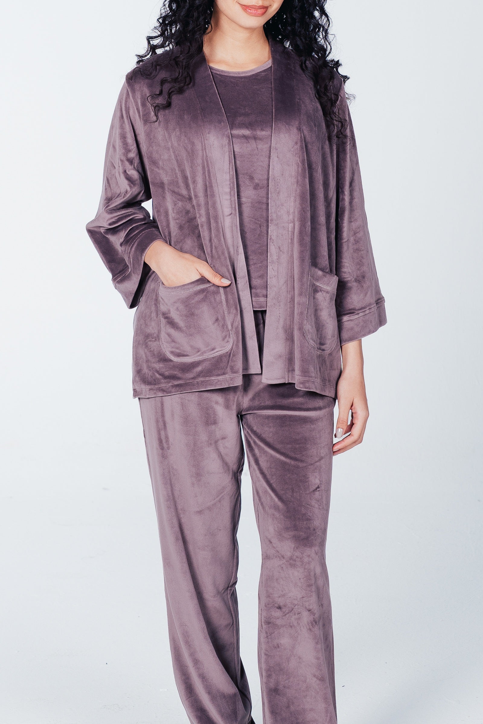 Velvet 3-Piece Pyjama