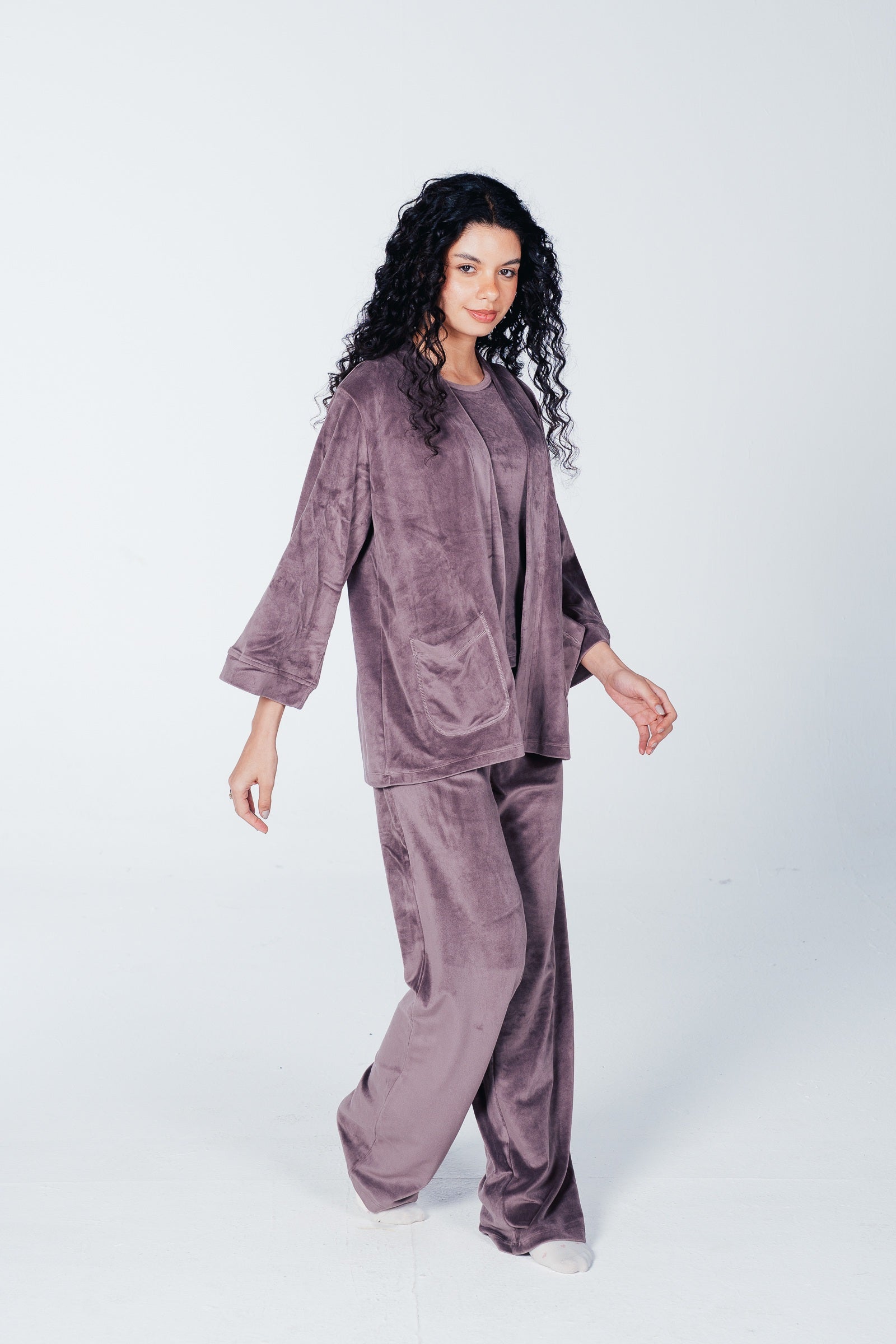 Velvet 3-Piece Pyjama