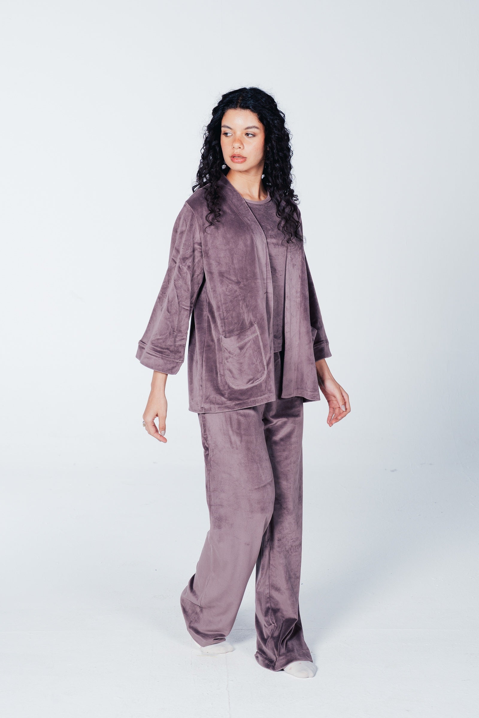 Velvet 3-Piece Pyjama