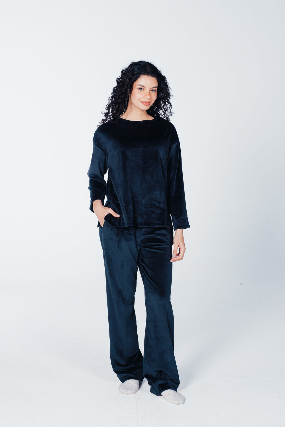 Velvet Relaxed Fit Pyjama