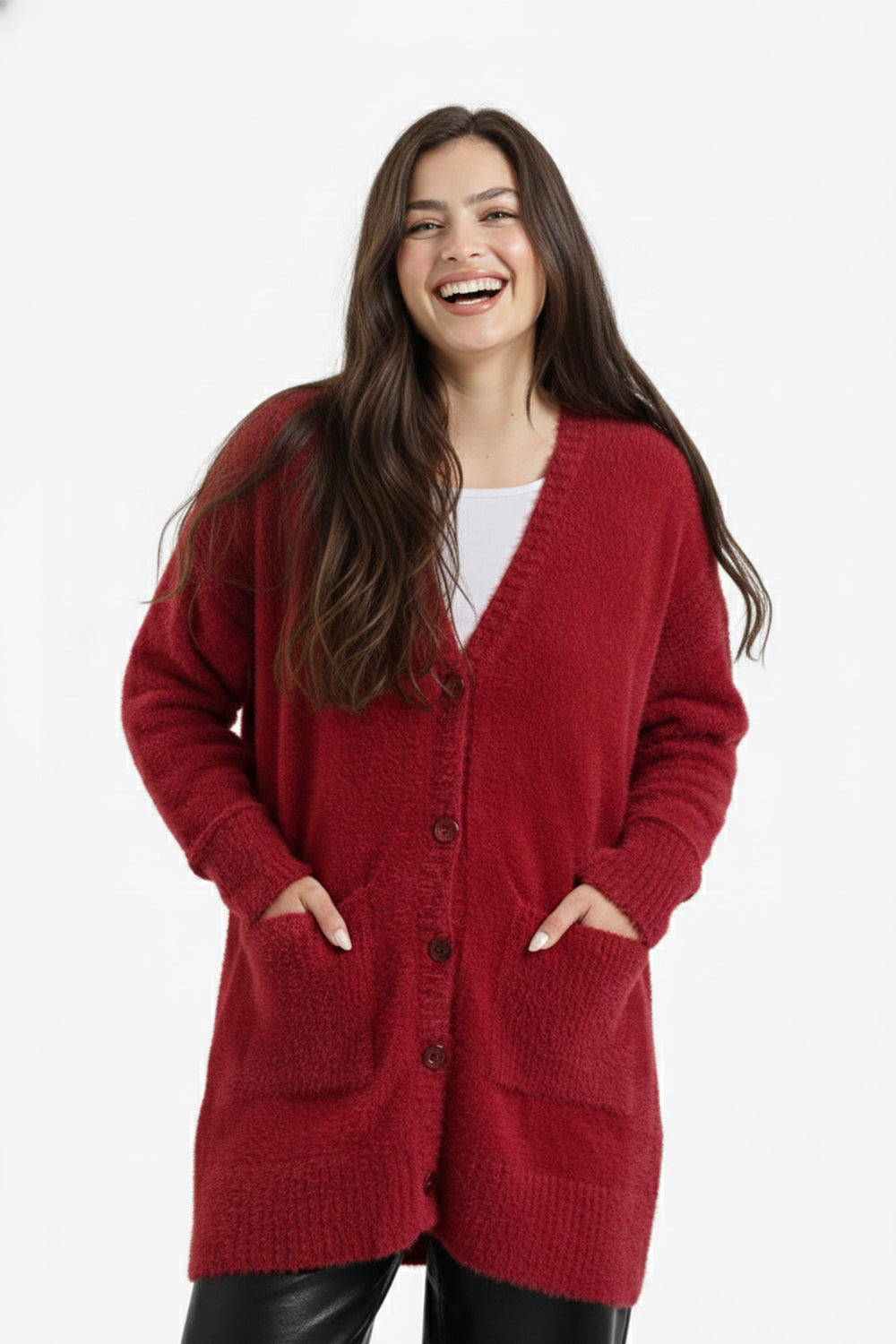 Relaxed Cardigan With Pockets