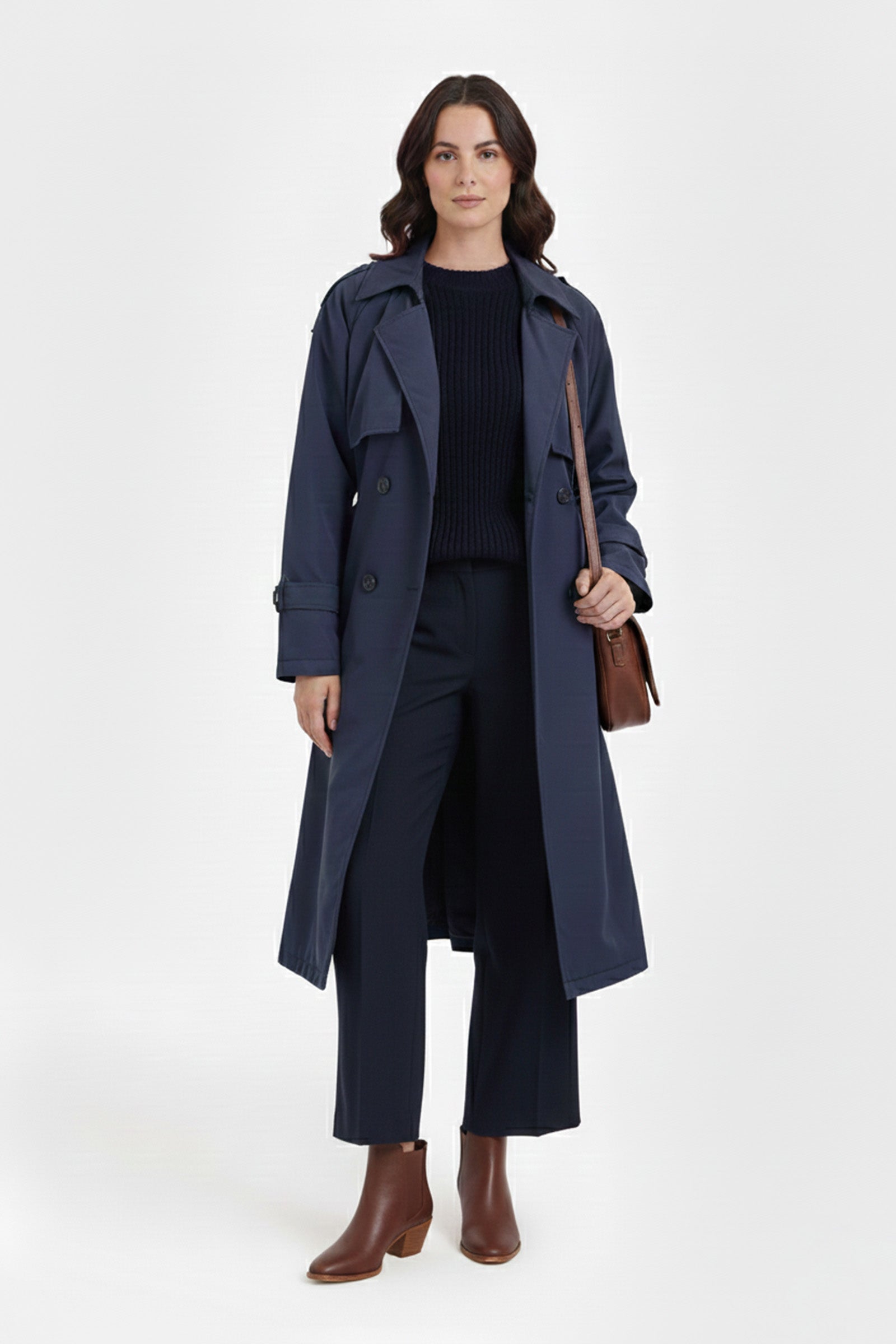 Double-Breasted Trench Coat