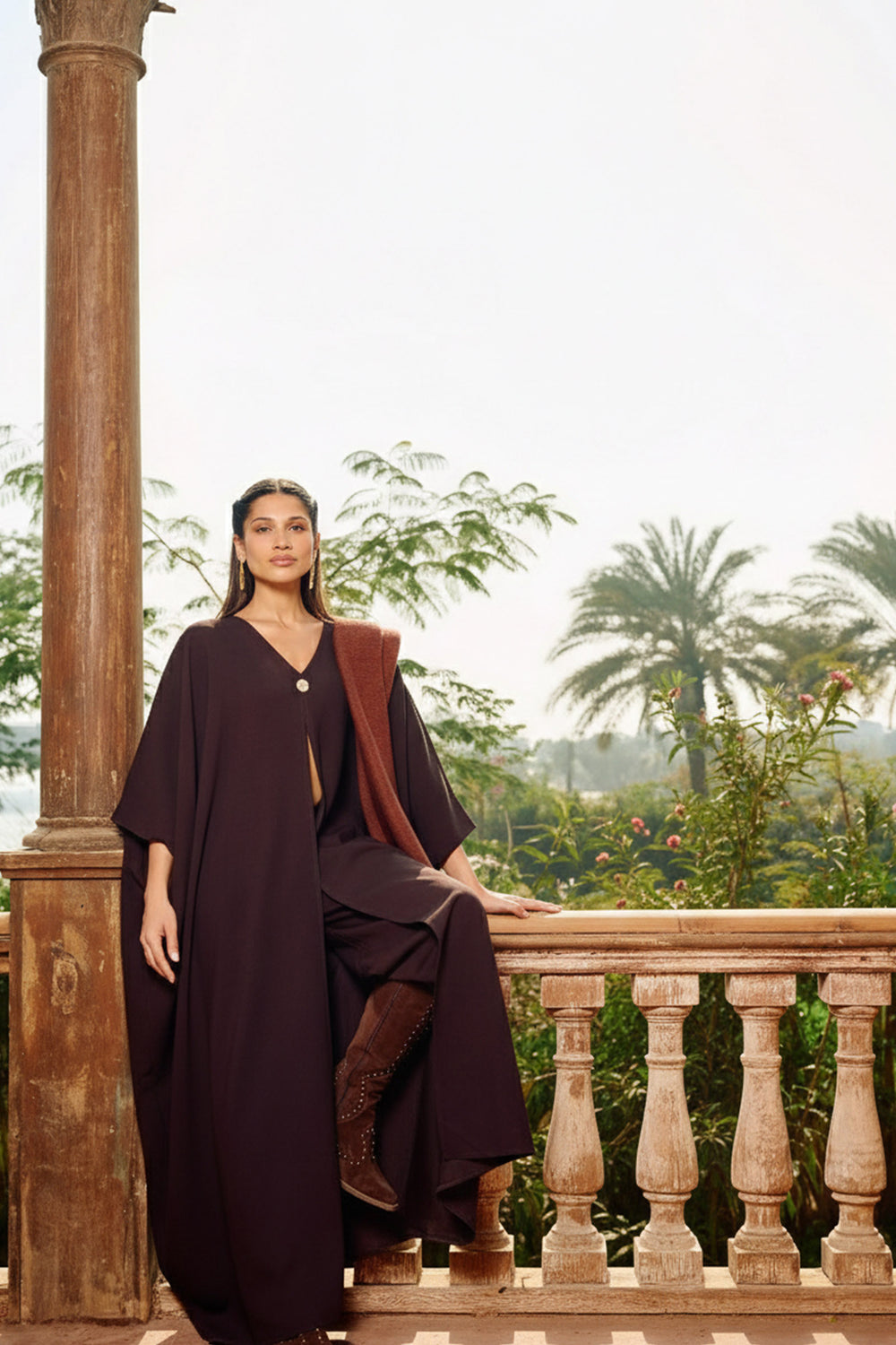 Split-Front Maxi Abaya