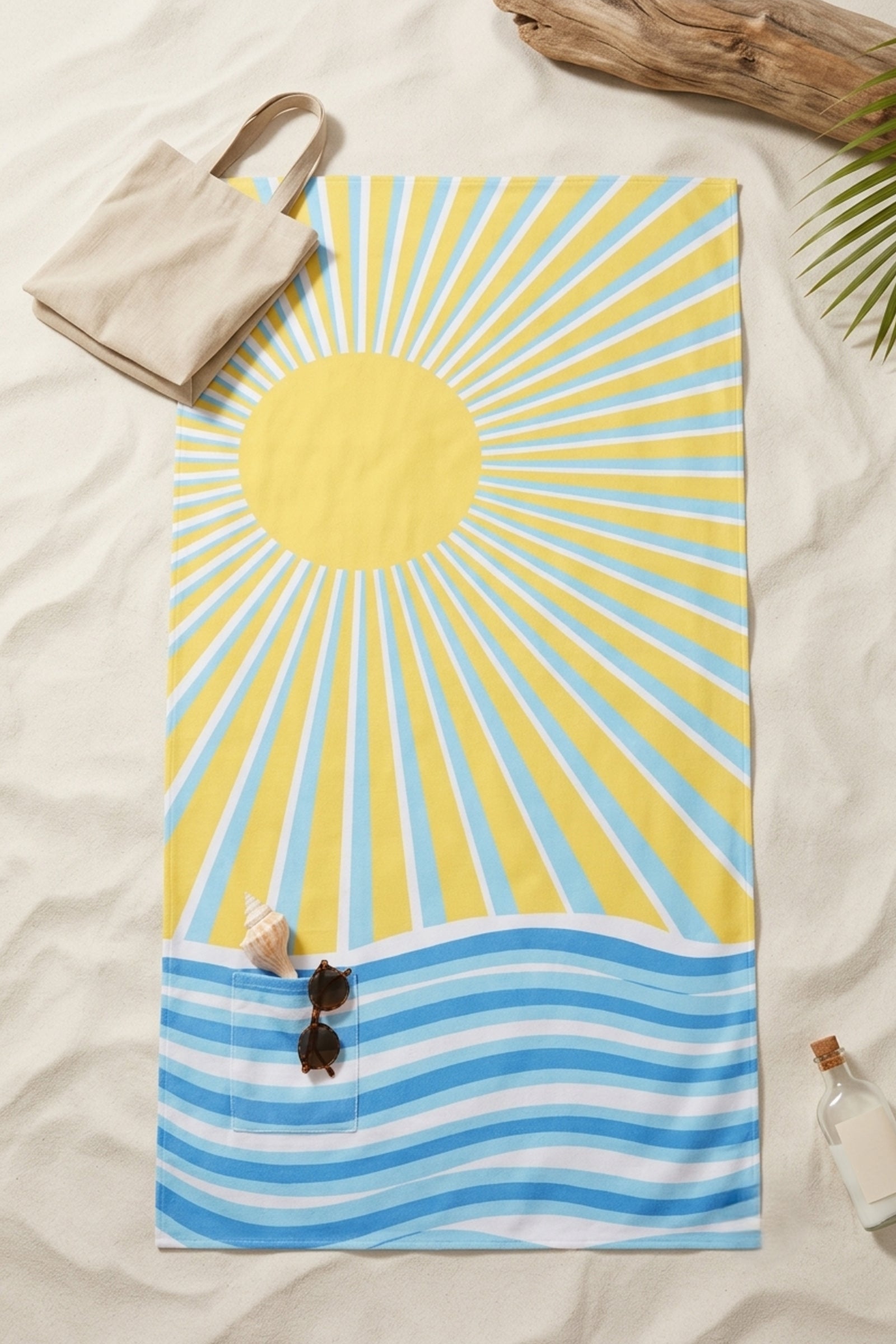 Summer Print Beach Towel