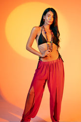 Tie Ankle Beach Pants