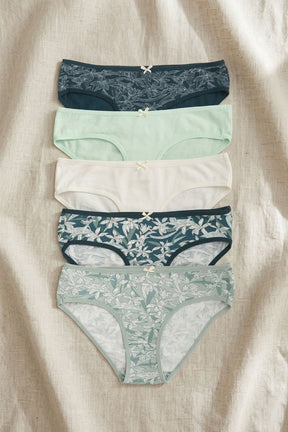 Pack of 5 Colored Bikini Panties