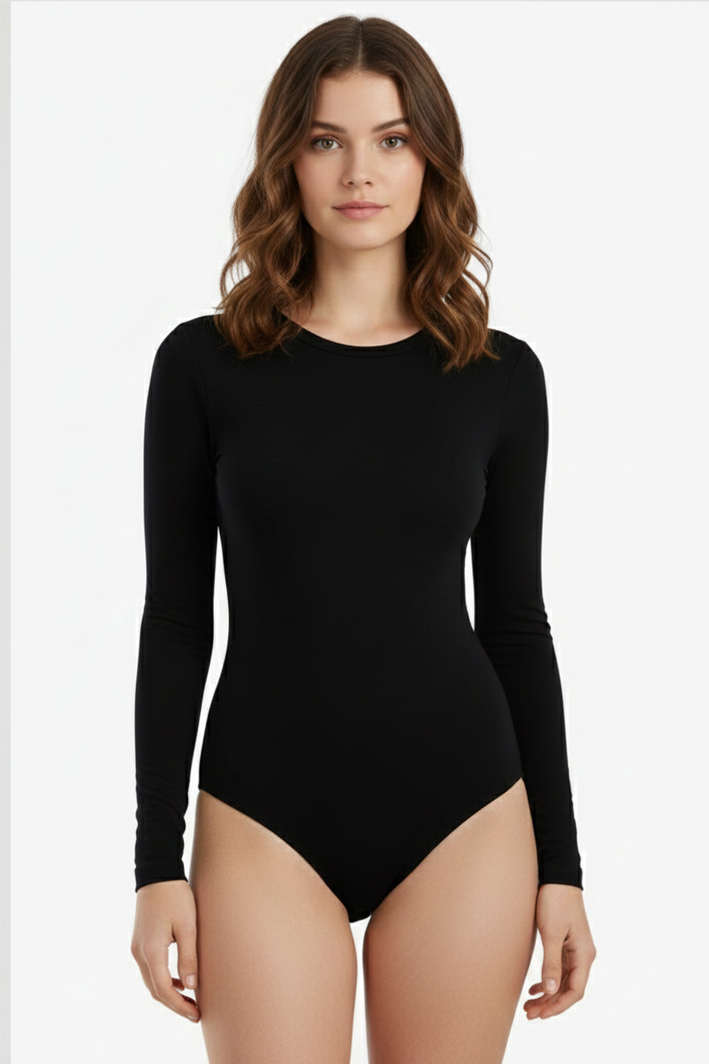 Long Sleeve Round Neck Bodysuit