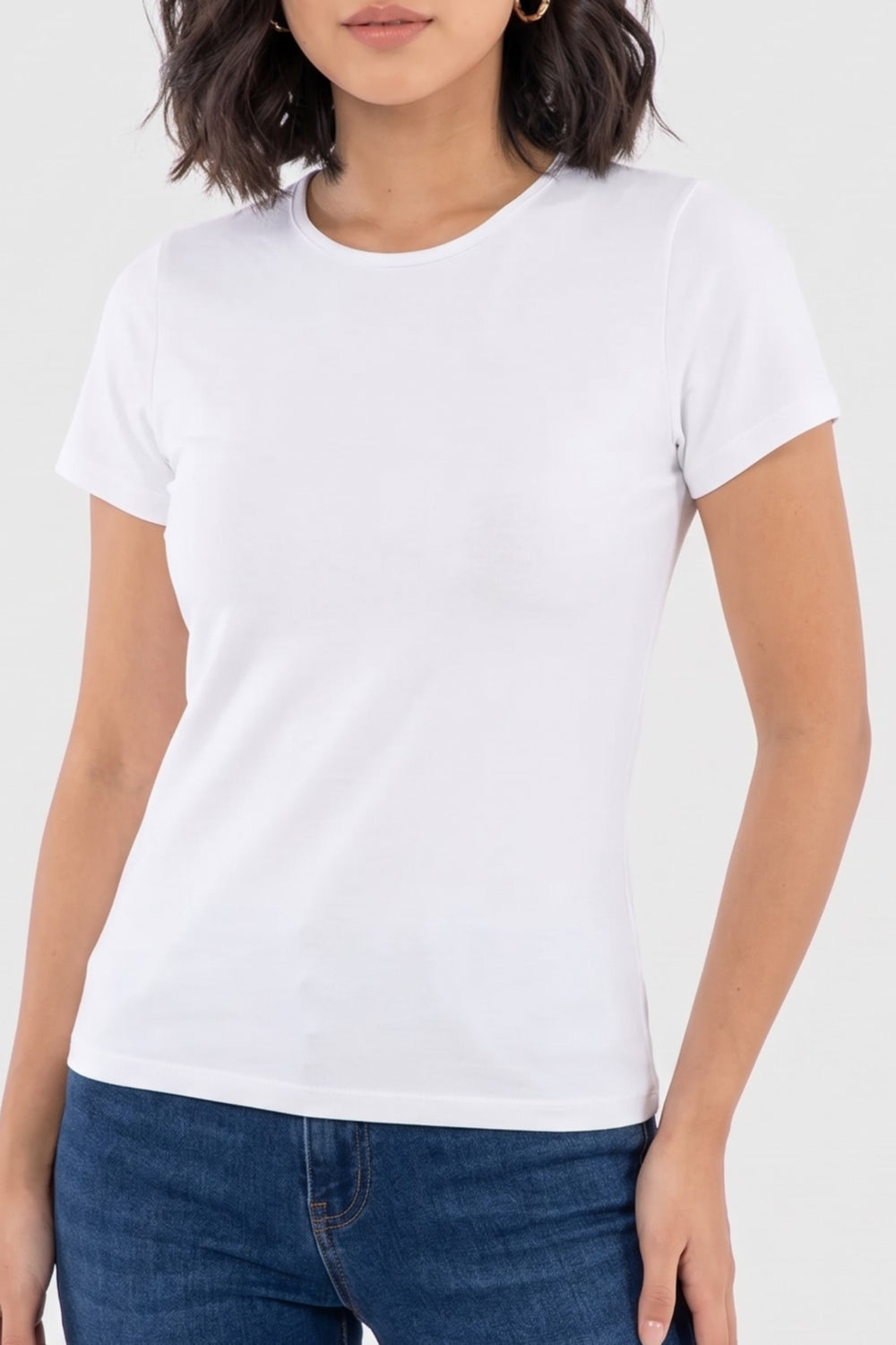 Short Sleeves Viscose Top