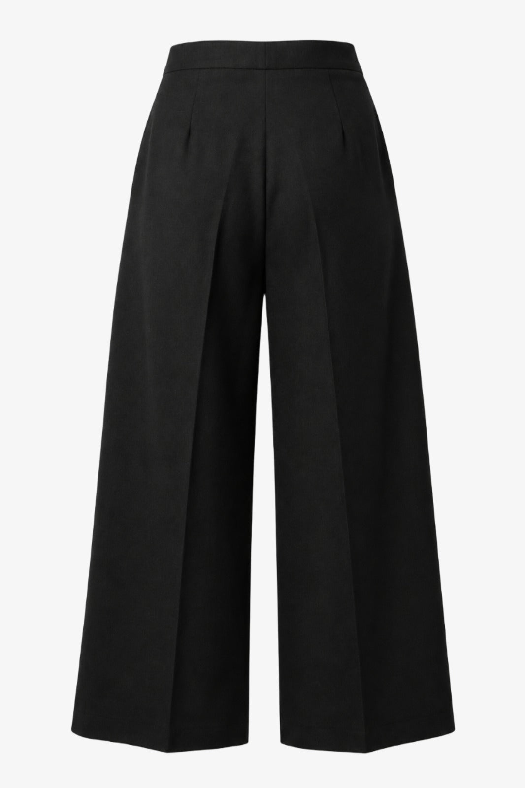 Wide-Leg Pleated Pants
