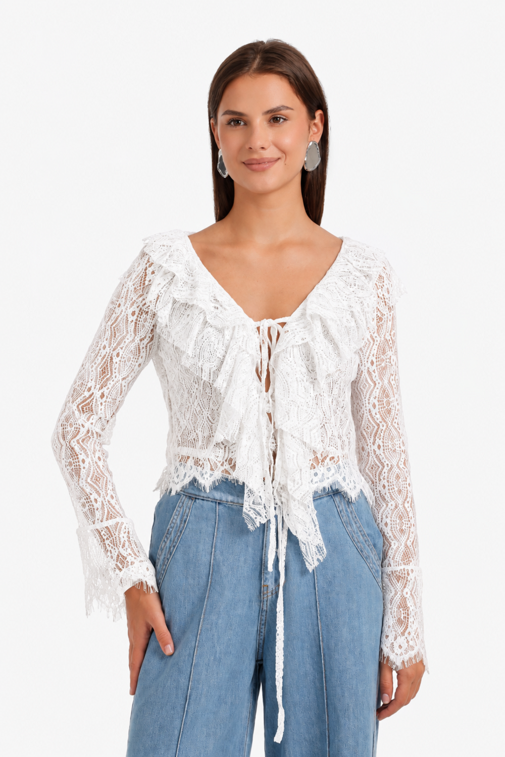 Lace Short Cardigan