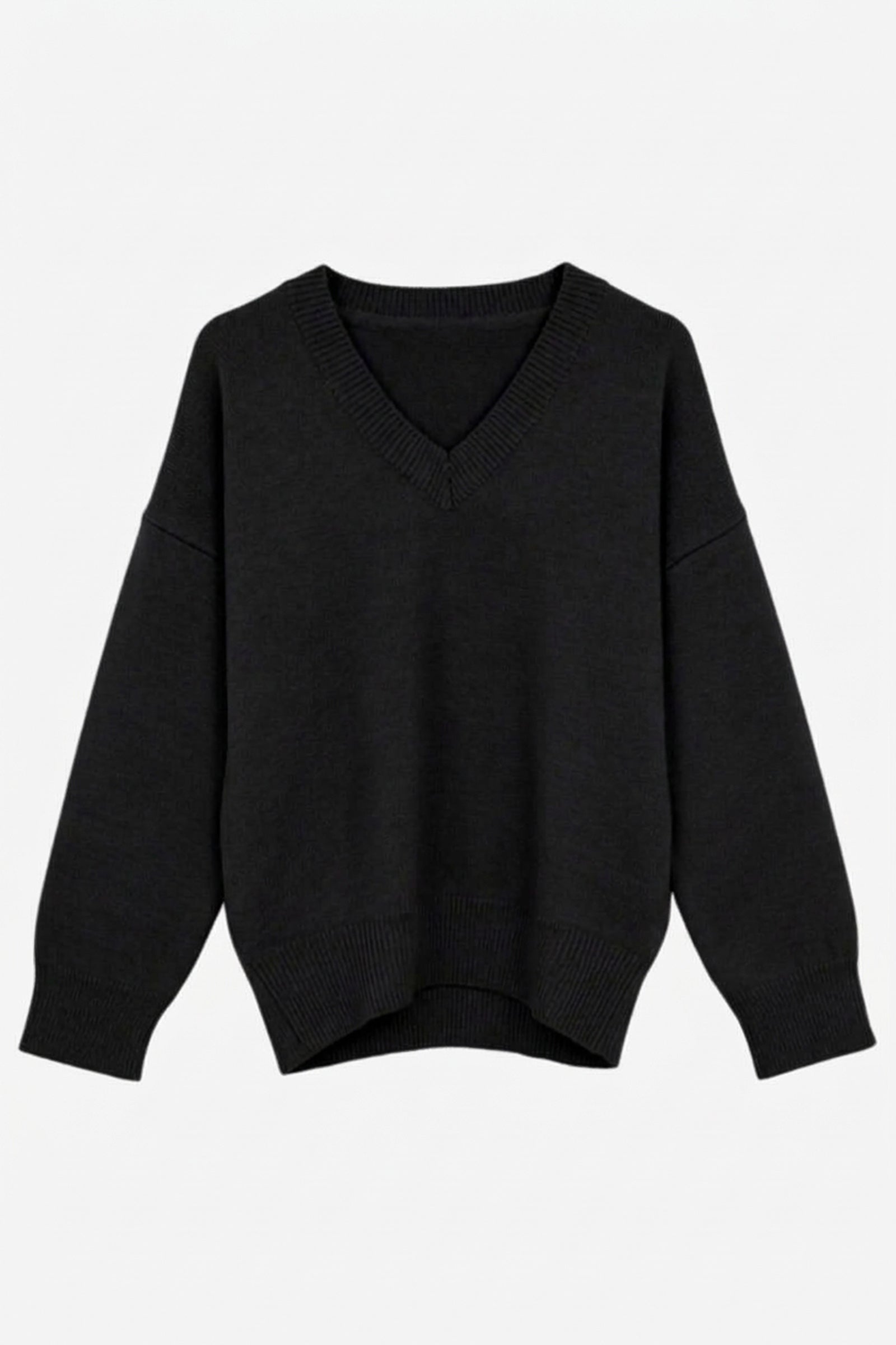 Relaxed V-Neck Pullover