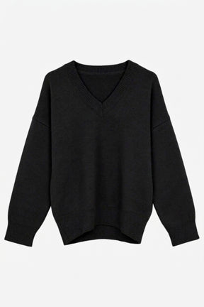 Relaxed V-Neck Pullover
