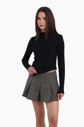 Asymmetrical Frilled Top