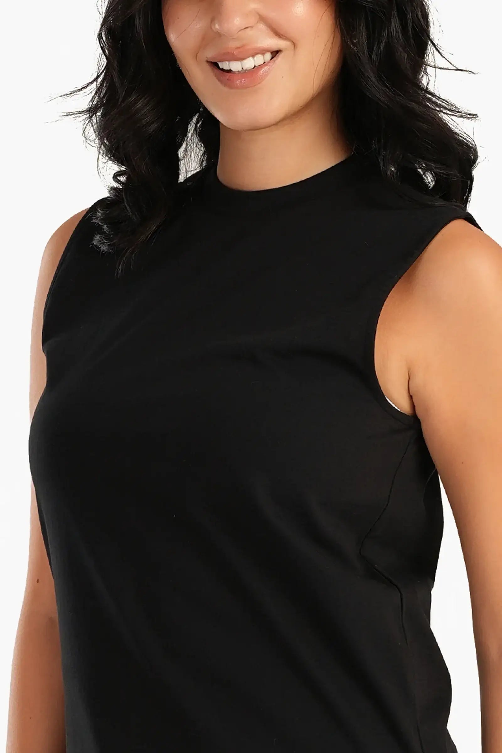 Basic Sleeveless T-Shirt