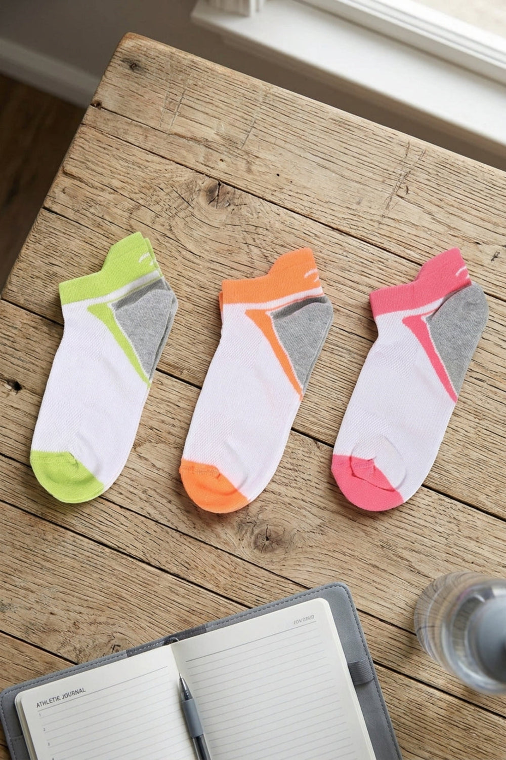 Multicolor Ankle Socks - 3 Pairs