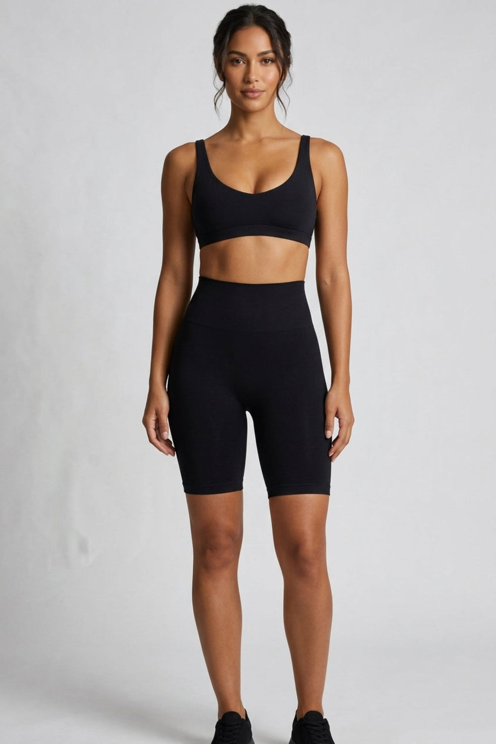 Seamless High Waist Long Shorts