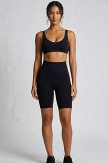 Seamless High Waist Long Shorts