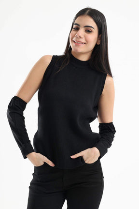 Detachable Sleeves with Buttoned Cuffs - Carina - كارينا