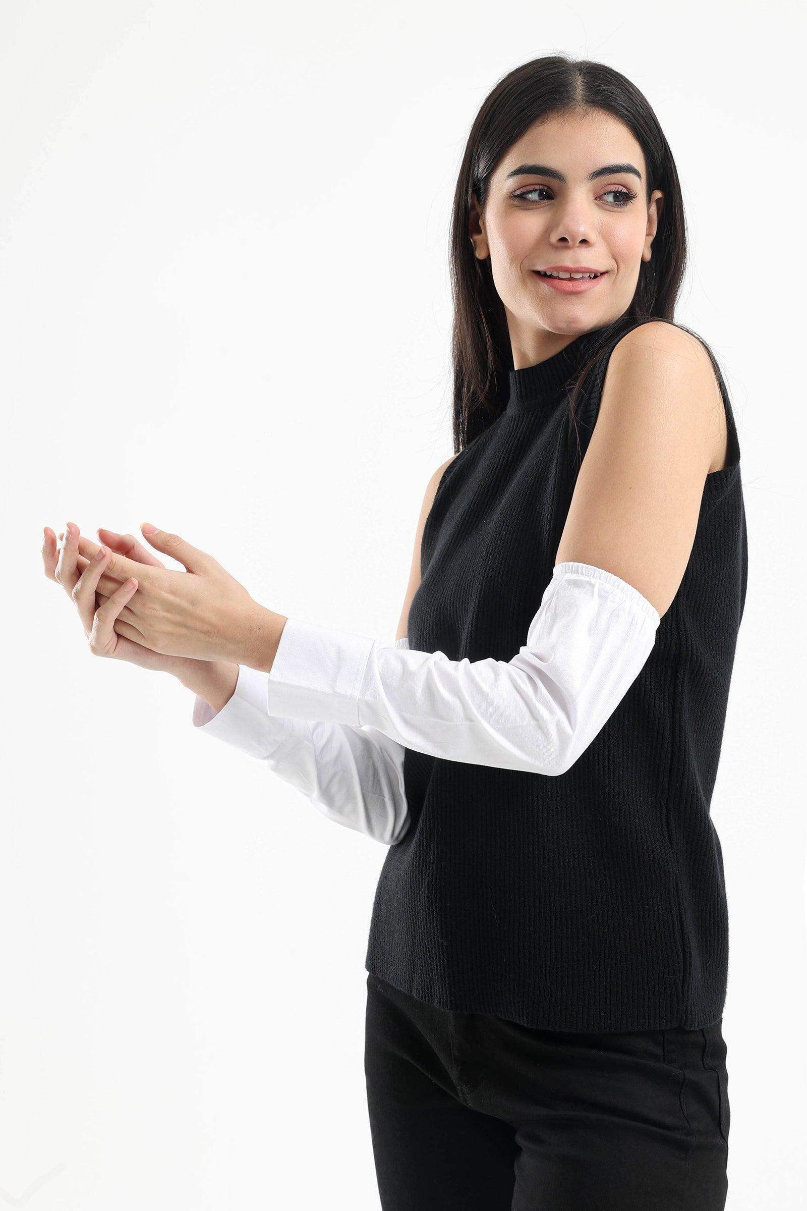 Detachable Sleeves with Buttoned Cuffs - Carina - كارينا