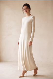 Long-Sleeve Maxi Dress