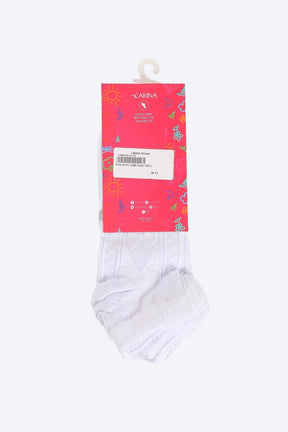 Girly Ankle Length Socks - 5 Pairs - Carina - كارينا
