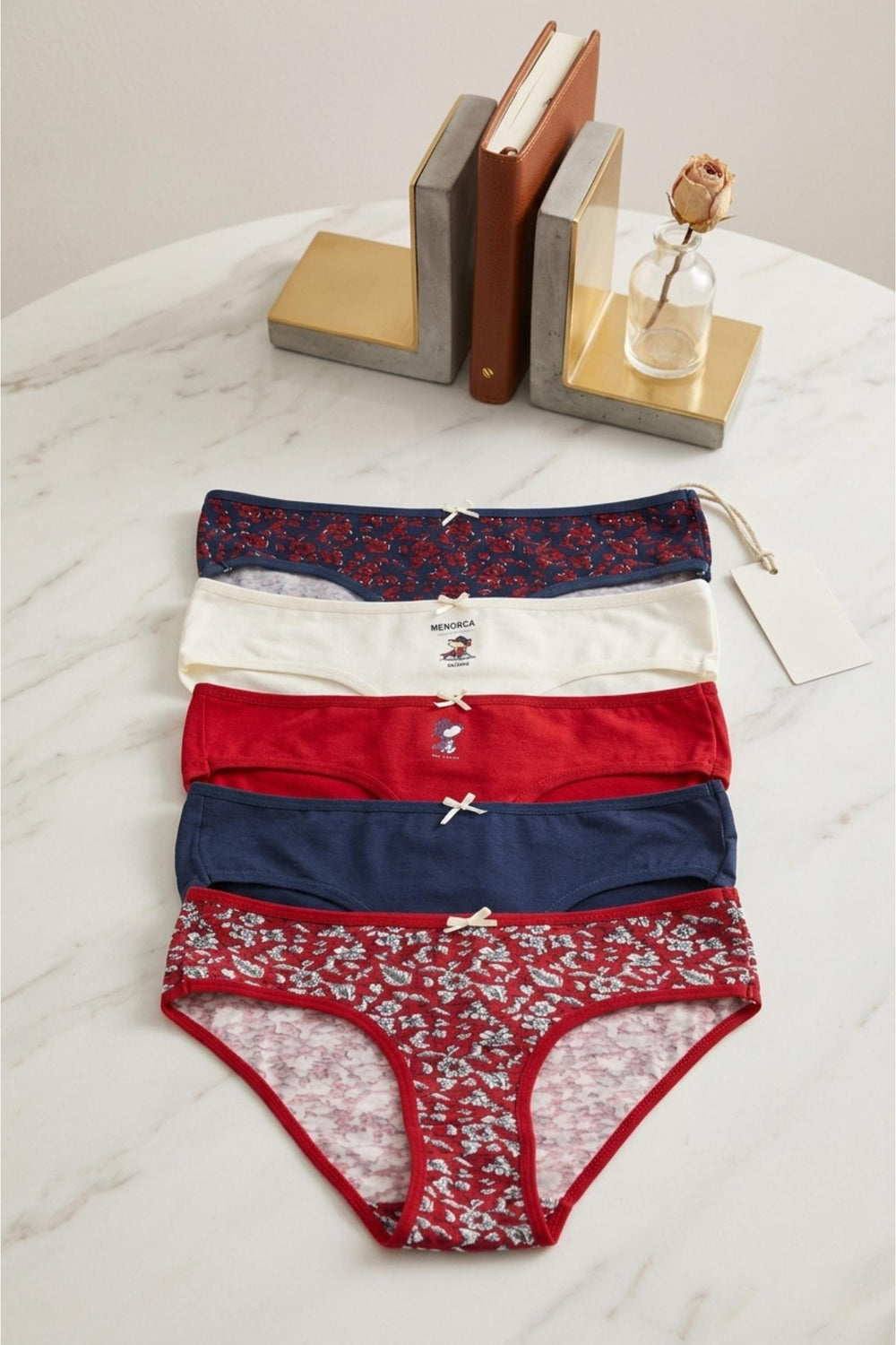 Pack of 5 Colored Bikini Panties