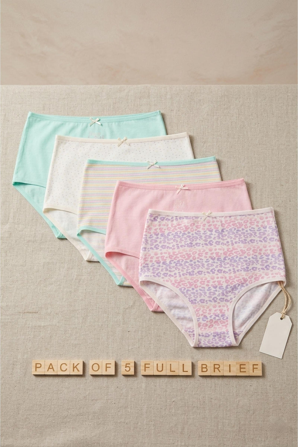 Pack of 5 Full Brief Panties