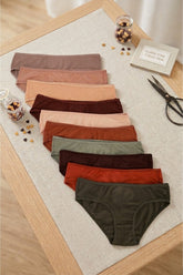 Pack of 10 Colored Bikini Panties