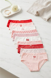 Pack of 10 Colored Brief Panties