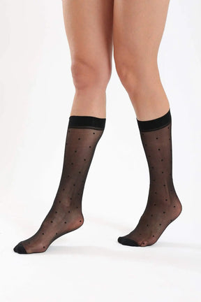 Knee High Dotted Socks - Carina - كارينا