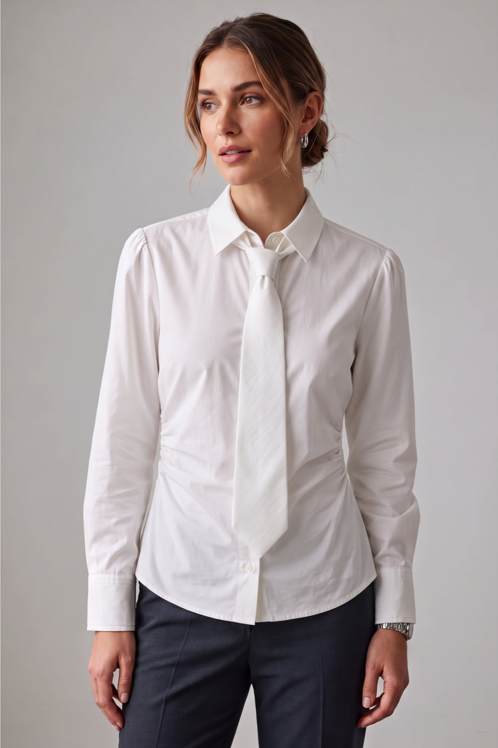Side-Ruched Shirt